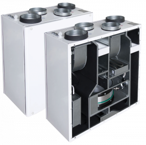 Компактные приточно-вытяжные установки с роторным рекуператором SMARTY 2R-PLUS VER/VEL